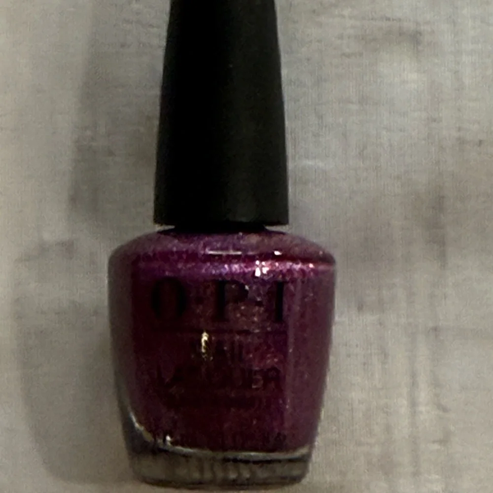 OPI Mini Nail Polish Bundle 5 Colors + Mini Glitter Nail File Manicure Set